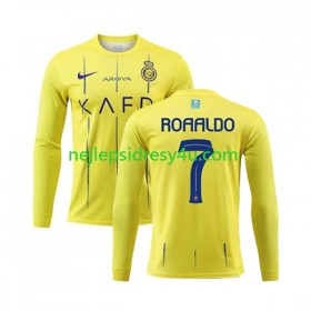 Fotbalový Dres Al-Nassr Ronaldo 7 Domácí 2023/24 Dlouhý Rukáv